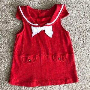 Toddler girls red top